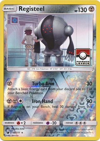 Crimson Invasion Registeel #68 League Promo